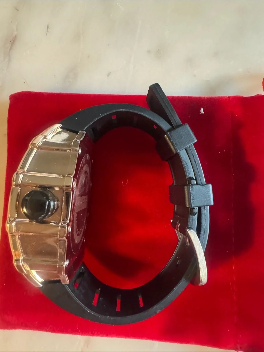 Black Men’s Mechanical-Style Sport Watch